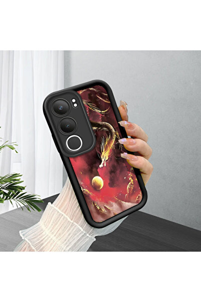 ucuc حافظة من السيليكون الأسود متوافقة مع هاتف Vivo Y19S 4G/Y19S Pro، مقاومة ...