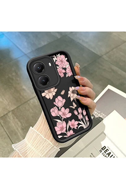 ucuc Poco X7 Pro Uyumlu Siyah Silikon Kılıf Darbeye Dayanıklı Kamera Korumalı...