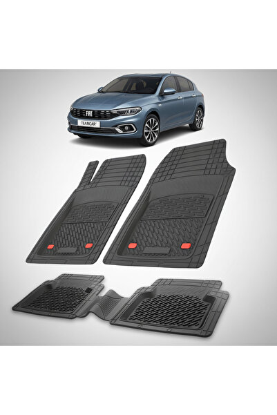 TEAMCAR Συμβατά πατάκια δαπέδου Fiat Tipo Egea Hatchback Facelift 2020-2026 |...