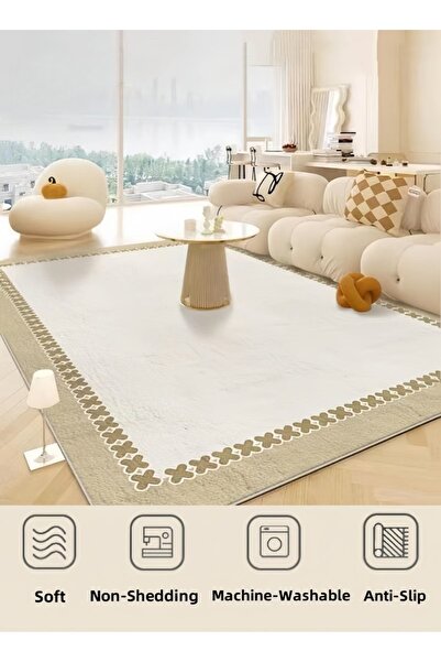 Generic Area Rug, 160 x 230cm Large Mat Carpet Floor Mat Runner Rug Faux Wool...