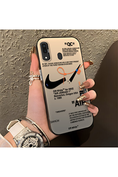 Hontinga حافظة هاتف سامسونج جالاكسي A20 متوافقة مع الحواف السيليكونية الصلبة ...