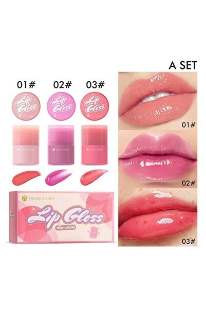 Arabest 3 Pcs Lip Gloss for Women - Reduce Lip Lines, Add Luminous Shine, Lon...