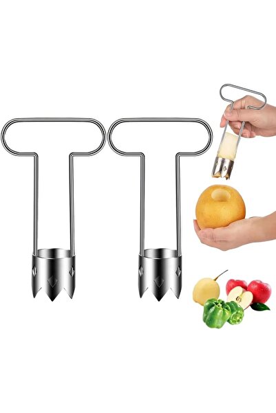 Arabest Multifunction Stainless Pepper Seed Corer Remover, for Vegetables Fru...