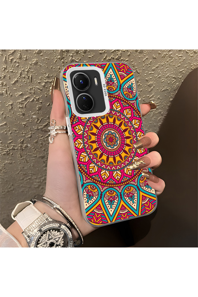 Hontinga حافظة هاتف Vivo Y16 متوافقة مع الحواف السيليكونية الصلبة والمضادة لل...