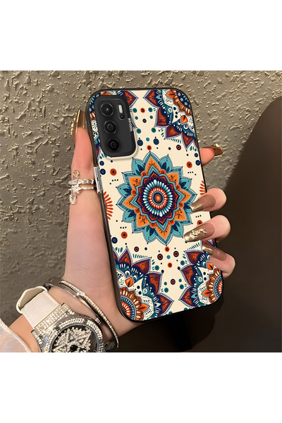 Hontinga حافظة هاتف OPPO A16 متوافقة مع الحواف السيليكونية الصلبة والمضادة لل...