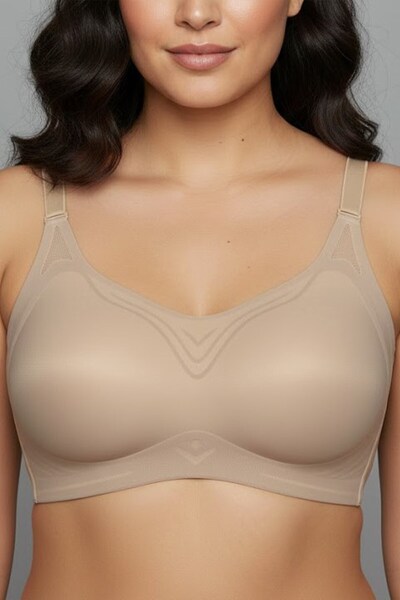 C&City بدون أسلاك خياطة مخفية حمالة صدر مزودة بوسادات ليزر قابلة للإزالة C262...