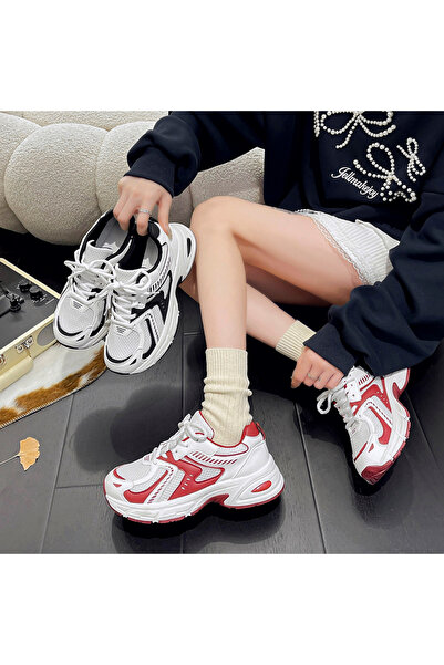 SOSENFER Women's running shoes, versatile athletic shoes with thick soles, wo...