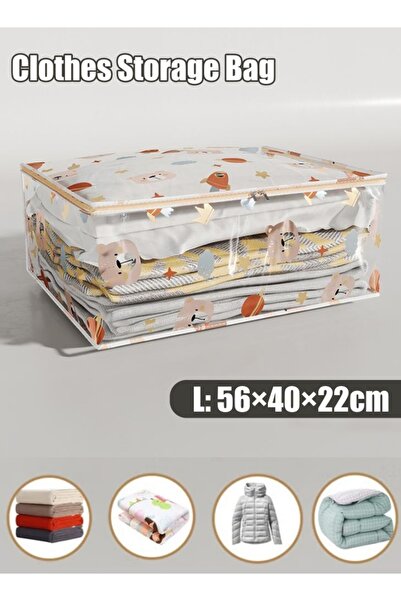 Generic M/L/XL Clothes Storage Bag Clothes Storage Organizer Zipper Clothes S...