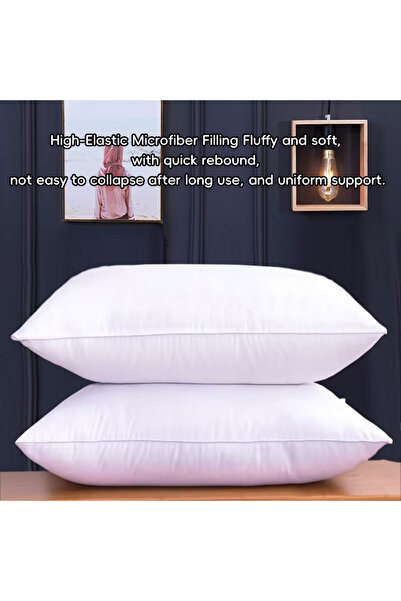 Generic A High-Elastic Microfiber Pillow Core | Cloud-Like Sleep Experience