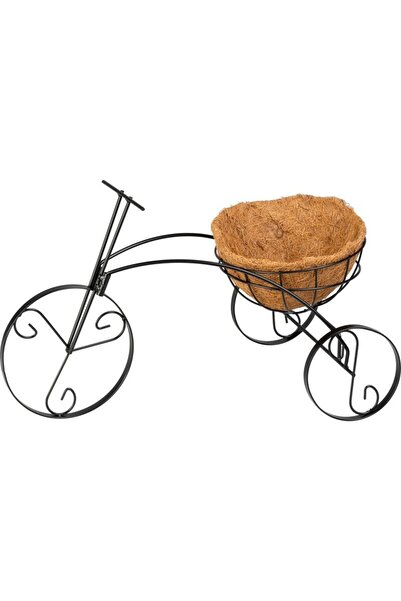 Strend Pro Suport metalic pentru ghiveci flori, Strend Pro, model bicicleta c...