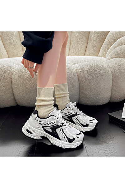SOSENFER Women's Running Shoes, Breathable Chunky Sneakers for Women.