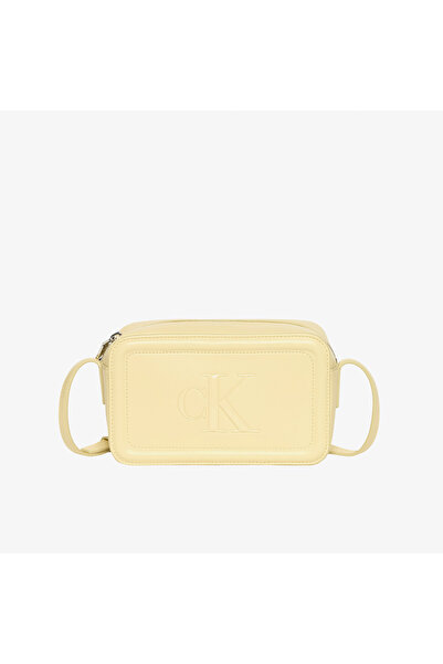 Calvin Klein Bold Camera Kadın Sarı Çapraz Çanta
