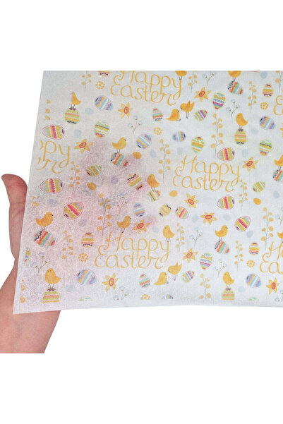 Papette Set 500 buc Hârtie de mătase model Paște Sunny Chicks & Eggs 17g – fo...