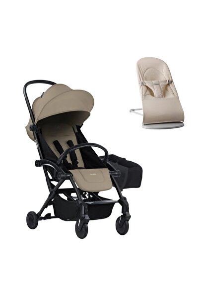 BabyBjörn Balance Soft Ana Kucağı Woven Jersey Tri-Fabric Light Beige & Bumpr...