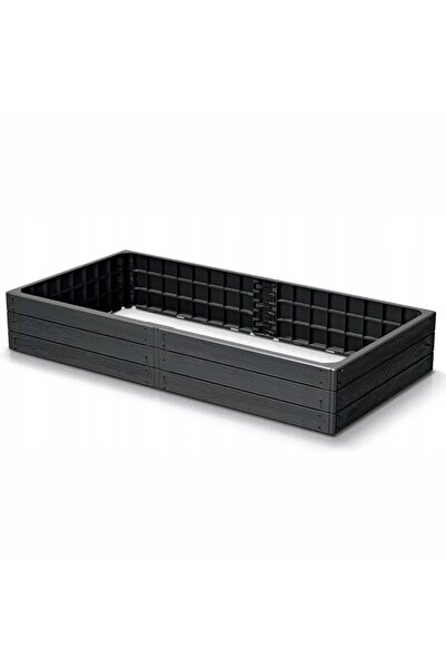 Prosperplast Pat/strat inaltat pentru flori, legume, din plastic, efect lemn,...