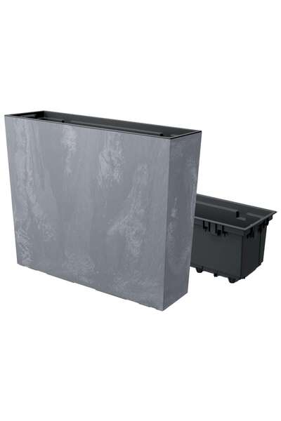 Prosperplast Jardiniera decorativa, Urbi Case Beton Effect, 58x18x49.8 cm, gr...