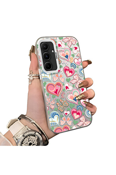 ucuc حافظة حماية من السيليكون الصلب الأكريليكي الخلفي لهاتف سامسونج جالاكسي A...