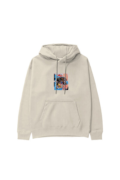 The Lucid Lab Skull (1982) Hoodie - Cream