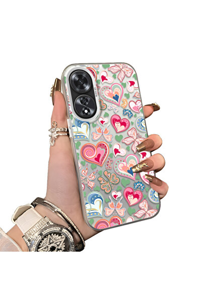 ucuc حافظة حماية للعدسات من السيليكون الصلب أكريليك درجة متوافقة مع هاتف اوبو...