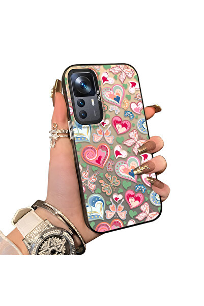 ucuc حافظة حماية للعدسات من السيليكون الصلب الأكريليكي المتوافق مع Mi 12T بنم...