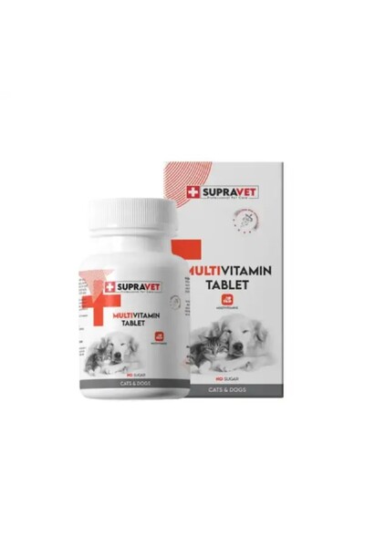 Supravet Kedi Ve Köpekler için Multivitamin Tablet 75 Adet