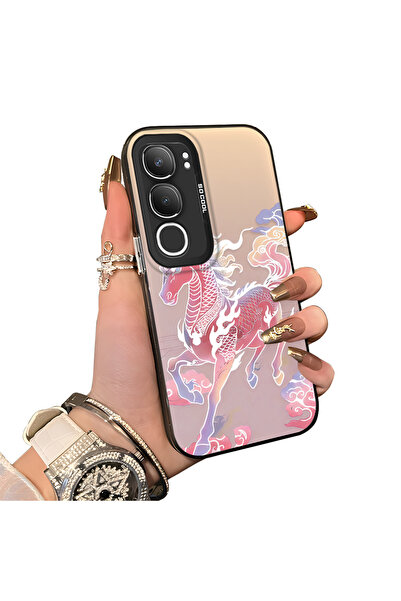 ucuc حافظة حماية لعدسة الهاتف Vivo Y19S 4G/Y19S Pro متوافقة مع Hard أكريليك B...