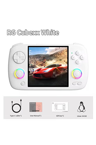 ANBERNIC Handheld Game Console 3.95" IPS 720*720 Screen Linux 64bit Support W...