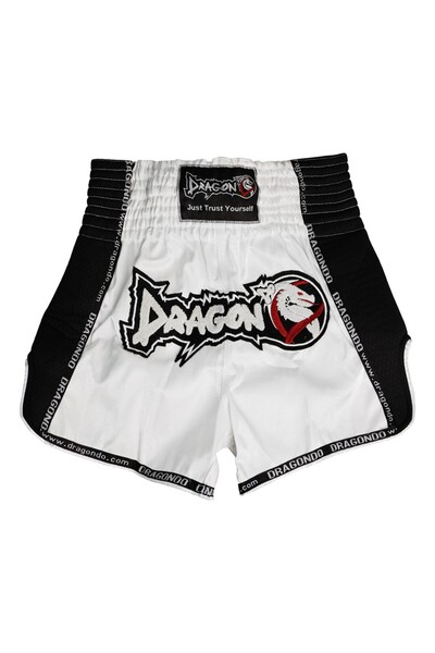 Dragondo Mt3023 Muaythai Shorts White