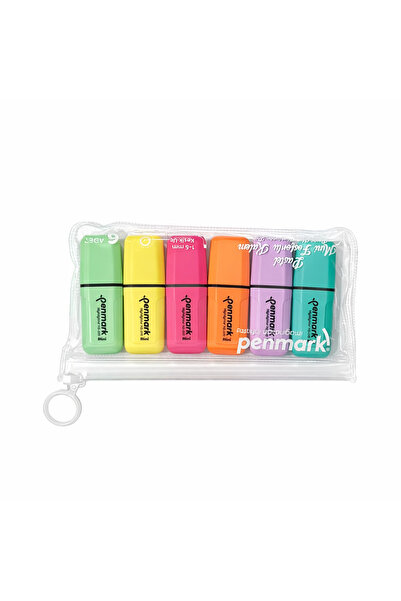 DANACI KIRTASİYE PENMARK MİNİ FOSFORLU 6 LI KALEM