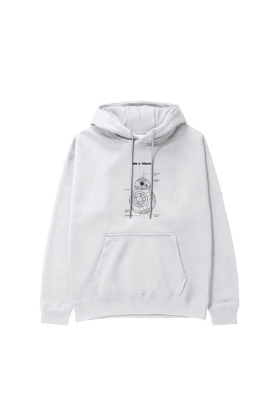 The Lucid Lab Bb-8 Hoodie - White