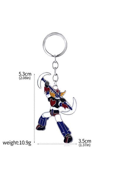 Choice1 MINISO K00245-02 Anime Mazinger Z Keychain UFO Robot Grendizer Logo K...