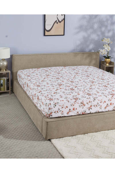 REDTAG Multicoloured Floral Printed Fitted Sheet Super King Size