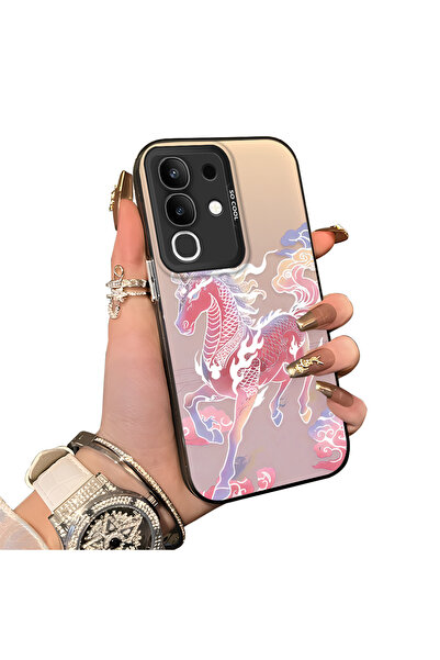 ucuc حافظة حماية لعدسة الهاتف Vivo Y29 4G متوافقة مع السيليكون الصلب أكريليك ...