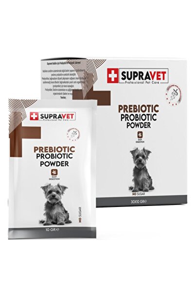 Supravet Köpekler için Toz Probiyotik ve Prebiyotik Takviyesi 30 Adet 10 Gr