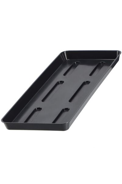 KADAX Suport pentru ghiveci de flori 40 cm, cutie de balcon, tavă din plastic