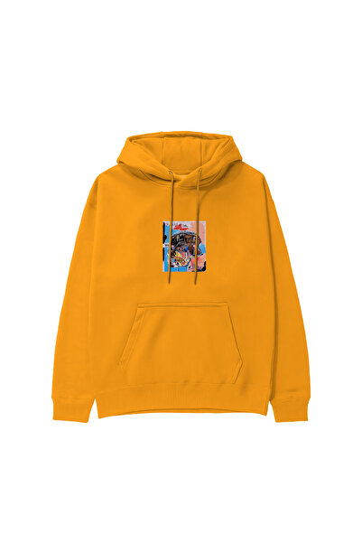 The Lucid Lab Skull (1982) Hoodie - Orange