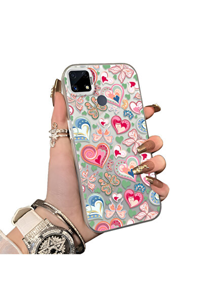 ucuc حافظة حماية للعدسات من السيليكون الصلب أكريليك درجة متوافقة مع Realme C1...