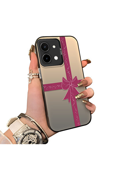 ucuc حافظة حماية لعدسة الهاتف من السيليكون الصلب أكريليك متوافقة مع Vivo Y28 ...