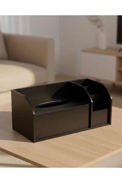 REDTAG Remote Control Holder With Tissue Box
