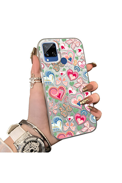 ucuc حافظة حماية للعدسات من السيليكون الصلب أكريليك درجة متوافقة مع Realme C1...