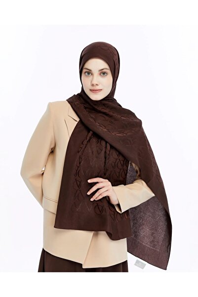 Valentino Orlandi Σάλι Alia - Με Σχέδιο Λογότυπου - Πικρό Καφέ