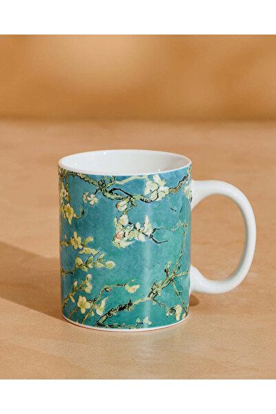 REDTAG كوب أزرق بنقشة زهور، سعة 350 مل