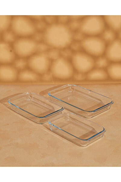 REDTAG طقم صواني خبز شفافة مكون من 3 قطع
