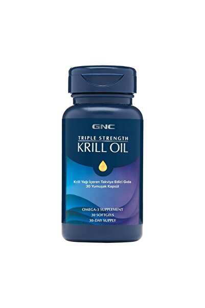 G.N.C GNC Triple Strenght Krill Oil 30 Yumuşak Kapsül
