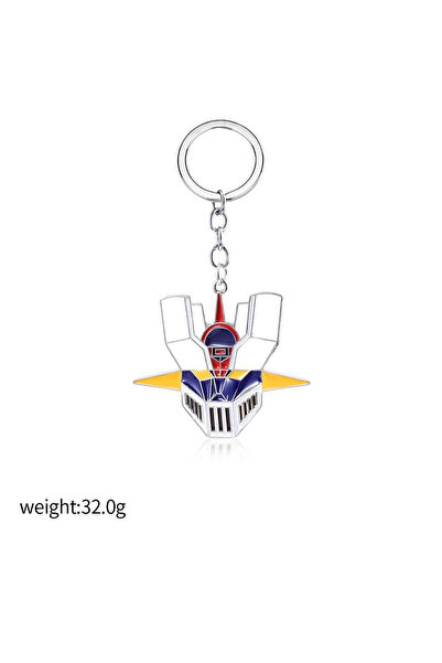 Choice7 MINISO K00245-01 Anime Mazinger Z Keychain UFO Robot Grendizer Logo K...