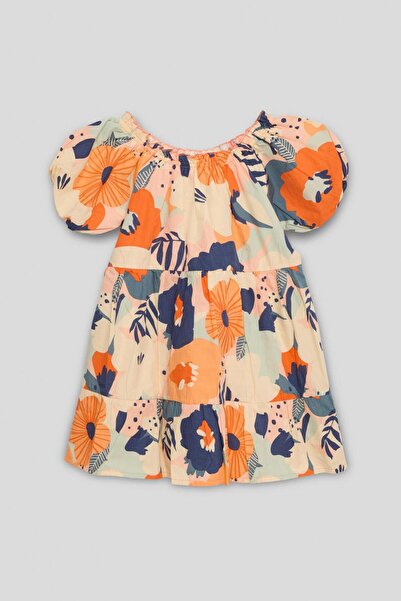 Tyess BG Store Kız Çocuk Desenli Elbise