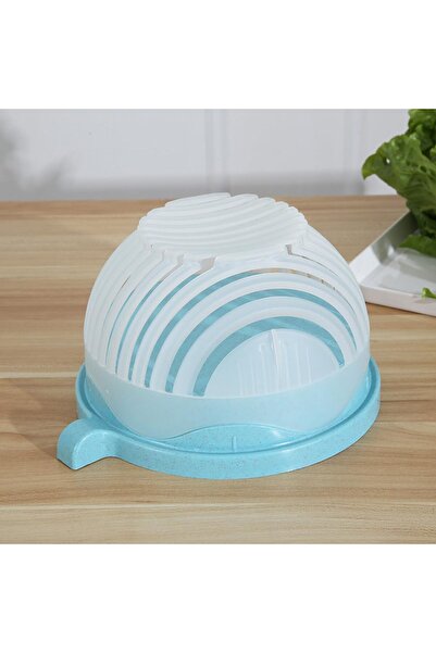 Arabest Salad Chopping Bowl, Multi-functional Salad Making Bowl for Chopping ...