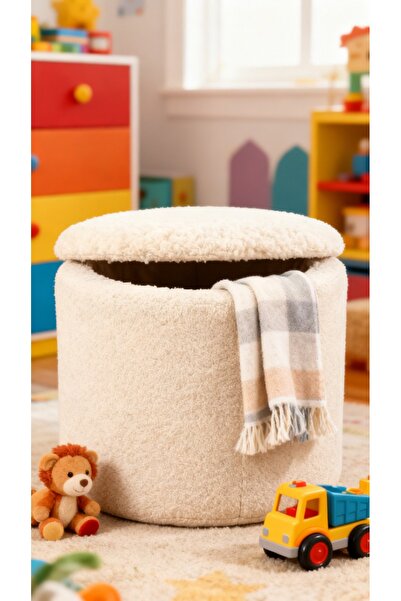 modül eva PELUŞ SANDIKLI LARGE ÇOK AMAÇLI PUF KOLTUK / SAKLAMA KUTUSU