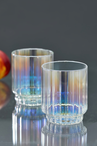 Cooker 360 ml Set of 2 Borosilicate Glass Soft Drink Glasses Ckr3639