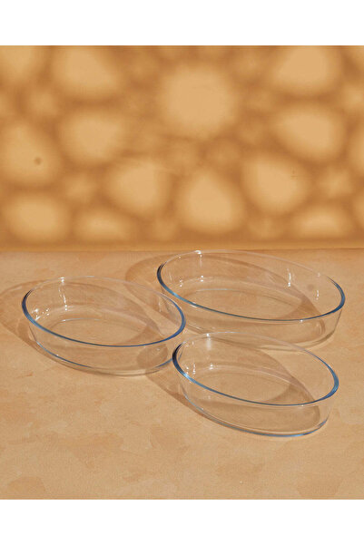 REDTAG Clear Round Baking Pan 3 Piece Set